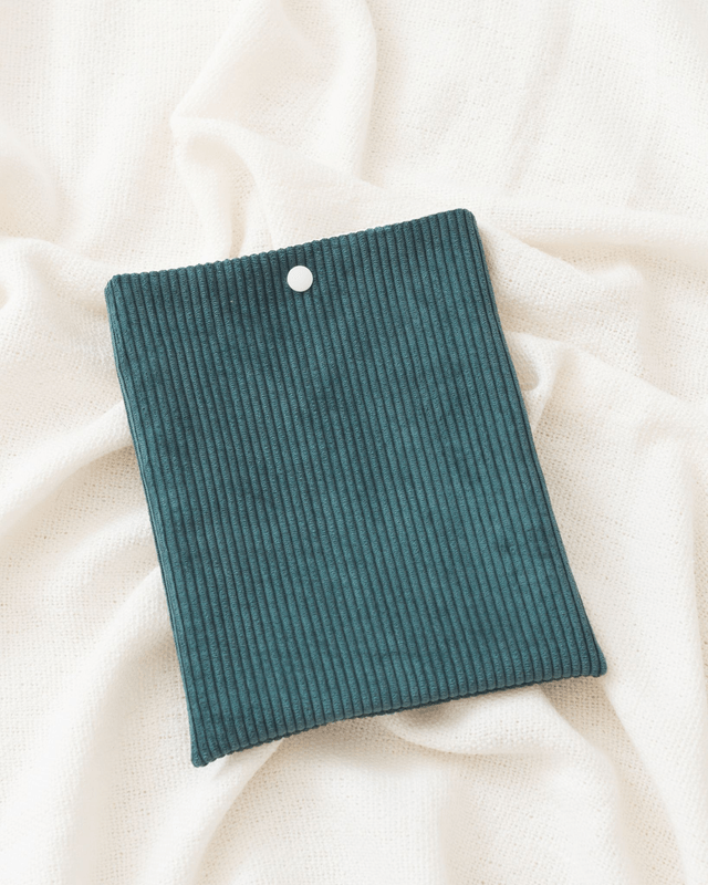 Pochette à livre velours Sapin - Petit format
