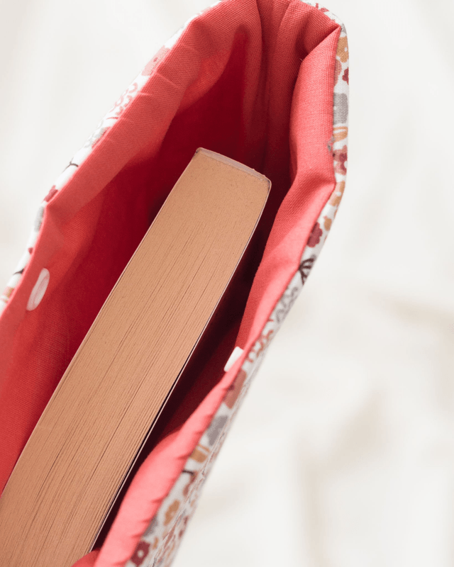 Pochette à livre Bruyère - Petit format avec poche