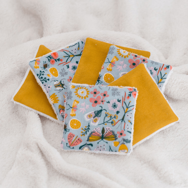 Lot de 6 cotons - Collection Papillons & Libellules