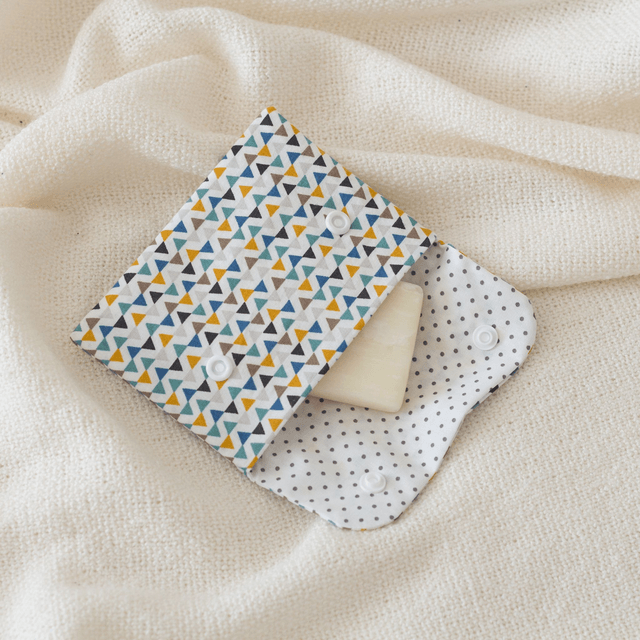 Pochette à savon Origami