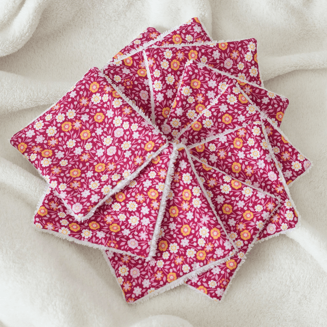 Lot de 10 cotons - Collection Pivoine