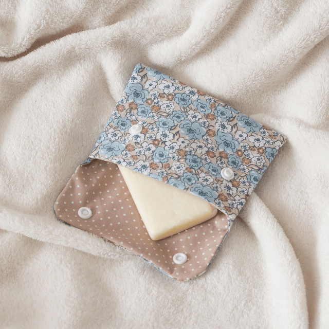 Pochette à savon Hortensia