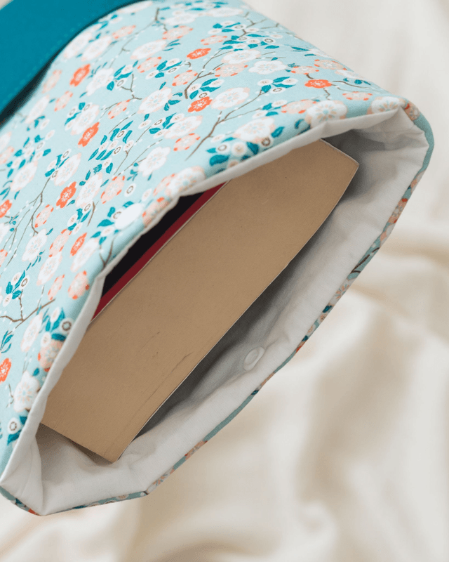 Pochette à livre Sakura - Grand format avec poche