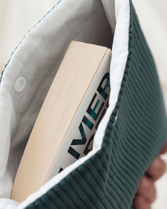 Pochette à livre velours Sapin - Petit format