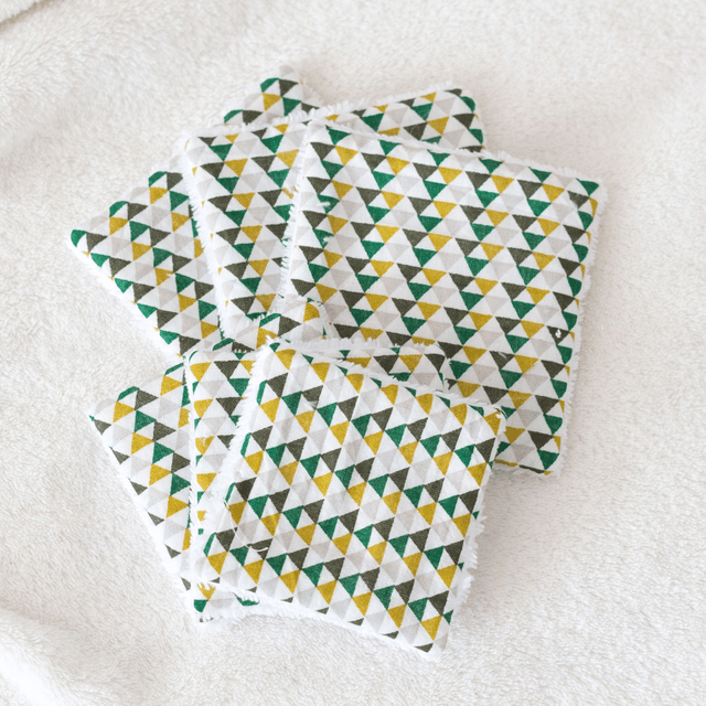 Lot de 6 cotons - Collection Triangles