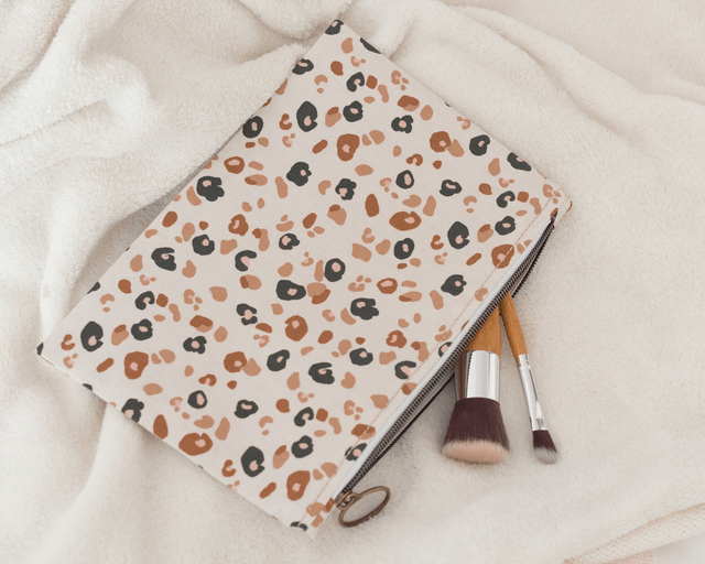 Pochette plate Fauve