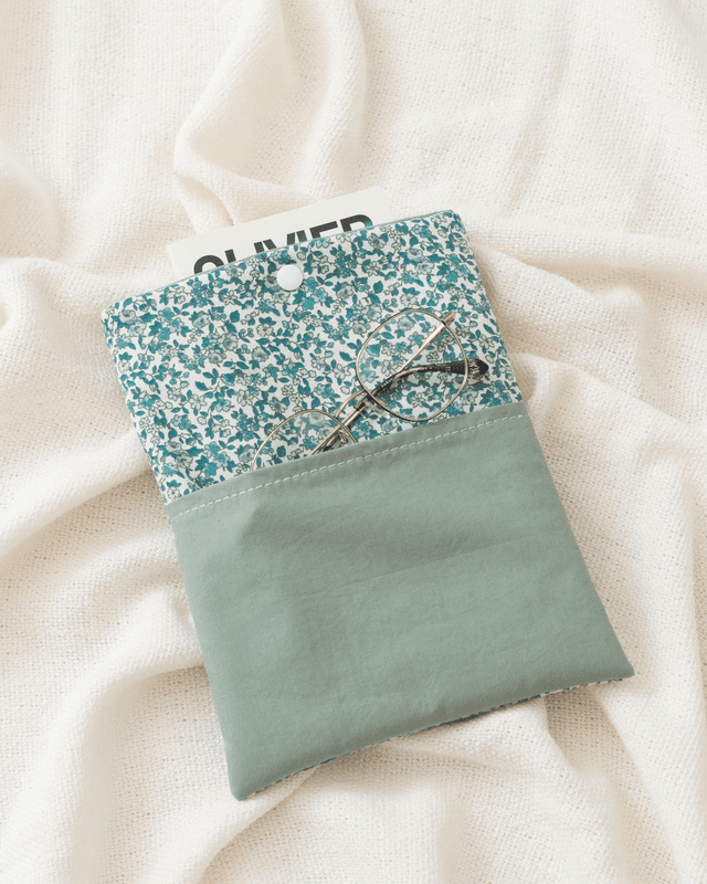 Pochette à livre Hellébore - Petit format avec poche